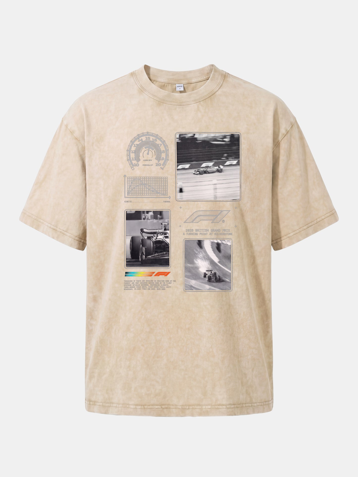 Silverstone F1 Vintage Race Archive Washed T-shirt