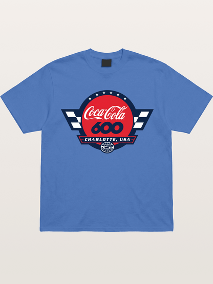 Coca-Cola 600 Charlotte USA Race Emblem Gildan T-shirt