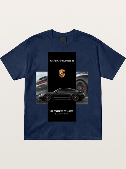 Porsche Taycan Turbo S Electric Cotton T-shirt