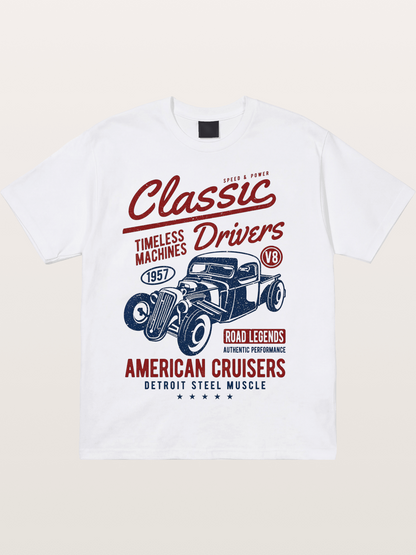 Classic Drivers Cotton T-shirt
