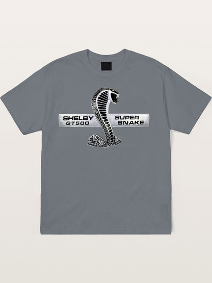 Shelby GT500 Super Snake Emblem Cotton T-shirt