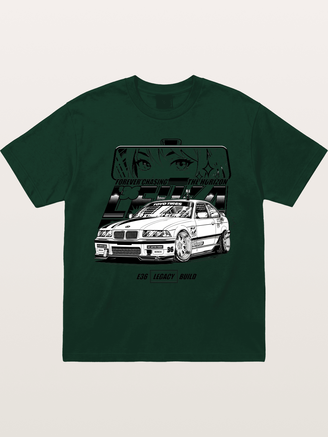 Vintage Race Car Gildan T-shirt