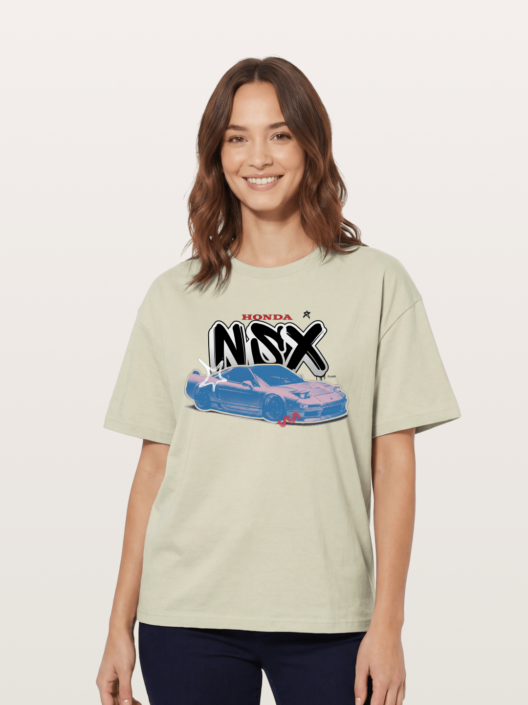 Blue NSX Cotton T-shirt