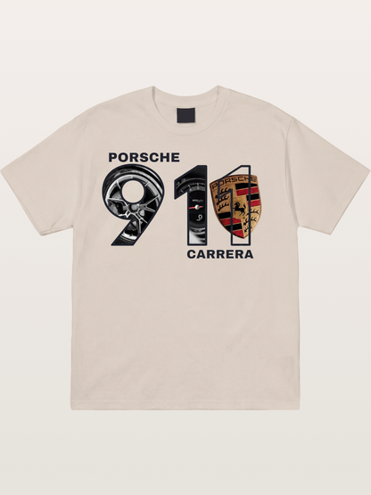 Porsche 911 Carrera Composite Logo Cotton T-shirt