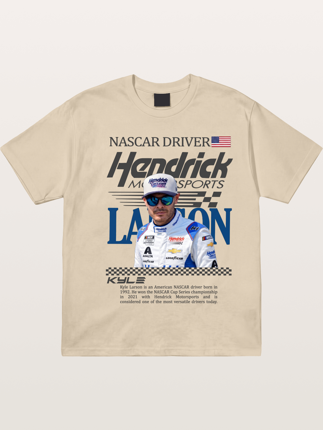 NASCAR Driver Kyle Larson Magazine Style Gildan T-shirt