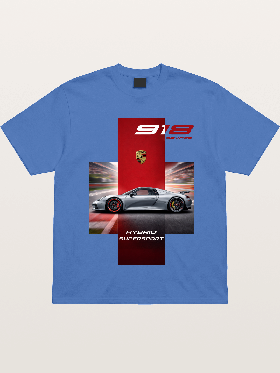 Porsche 918 Spyder Hybrid Supersport Gildan T-shirt