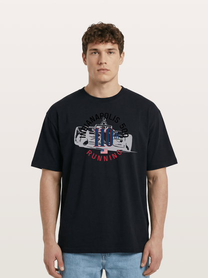 Indy 500 110th Anniversary Emblem Cotton T-shirt