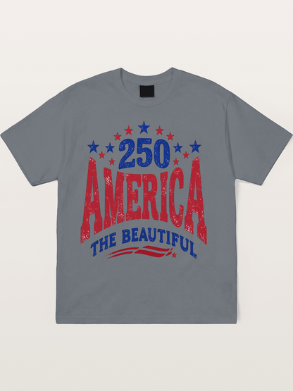America The Beautiful Vintage Cotton T-shirt