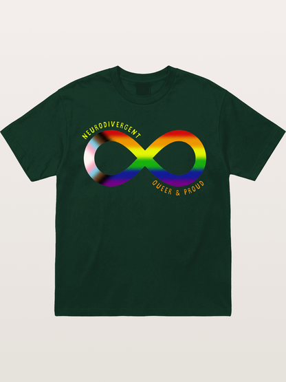 Neurodivergent Queer Infinity Symbol Gildan T-shirt