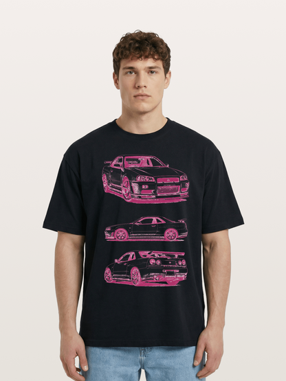 Skyline Sketch Cotton T-shirt