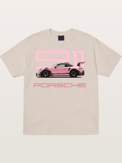 Pink 911 Cotton T-shirt