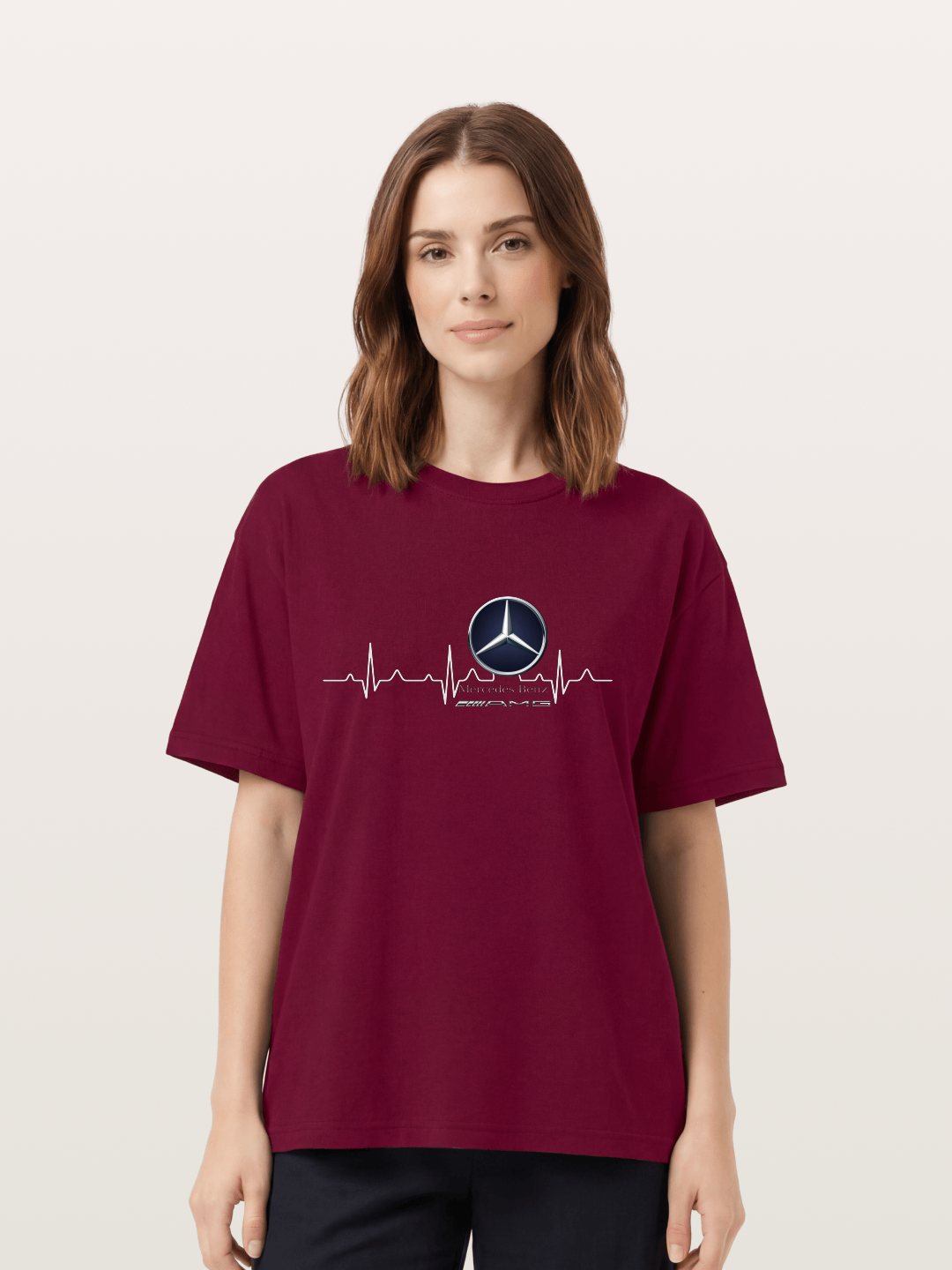 Mercedes Heartbeat Line Gildan T-shirt