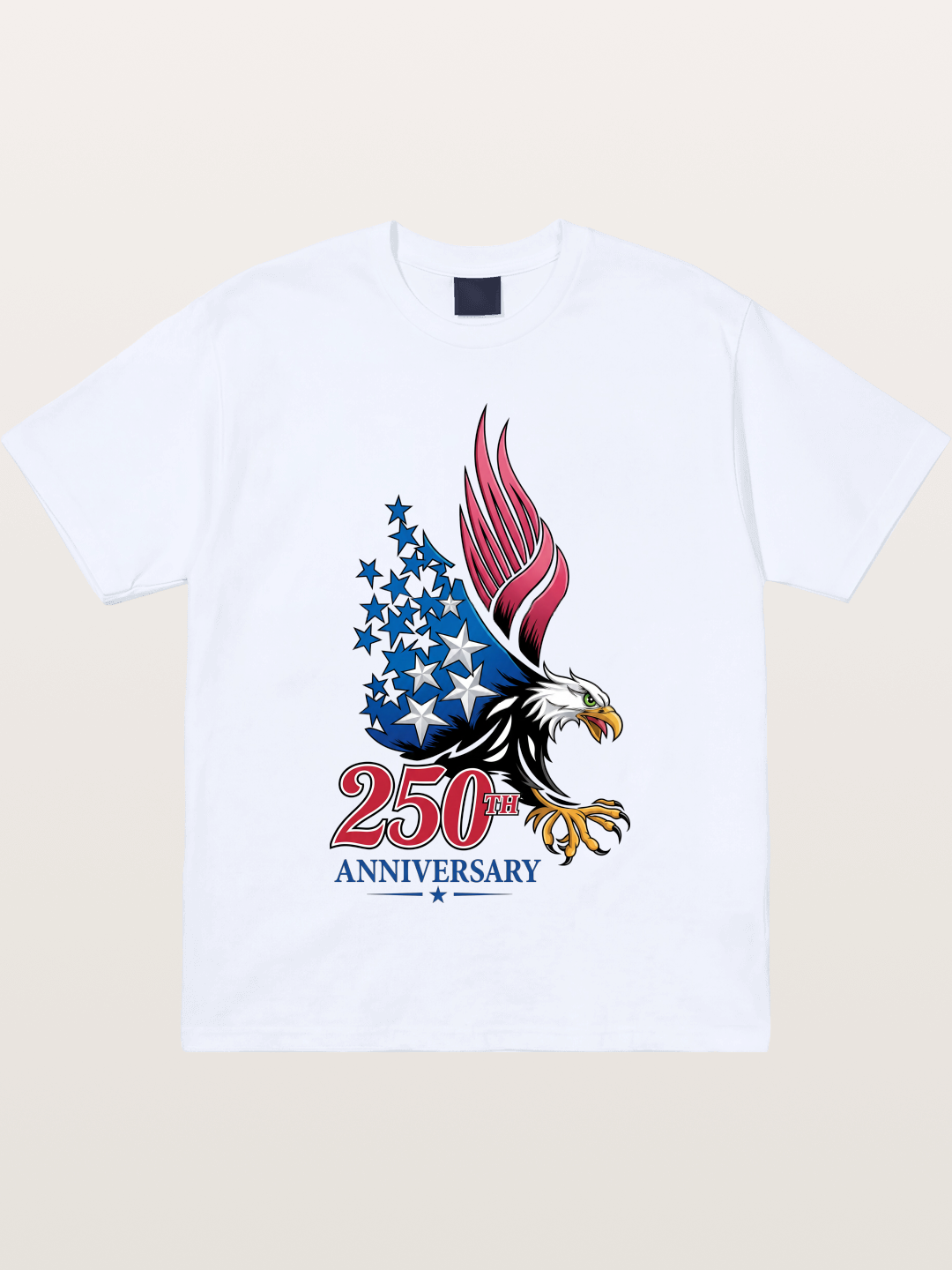 250th Anniversary Eagle Print Gildan T-shirt