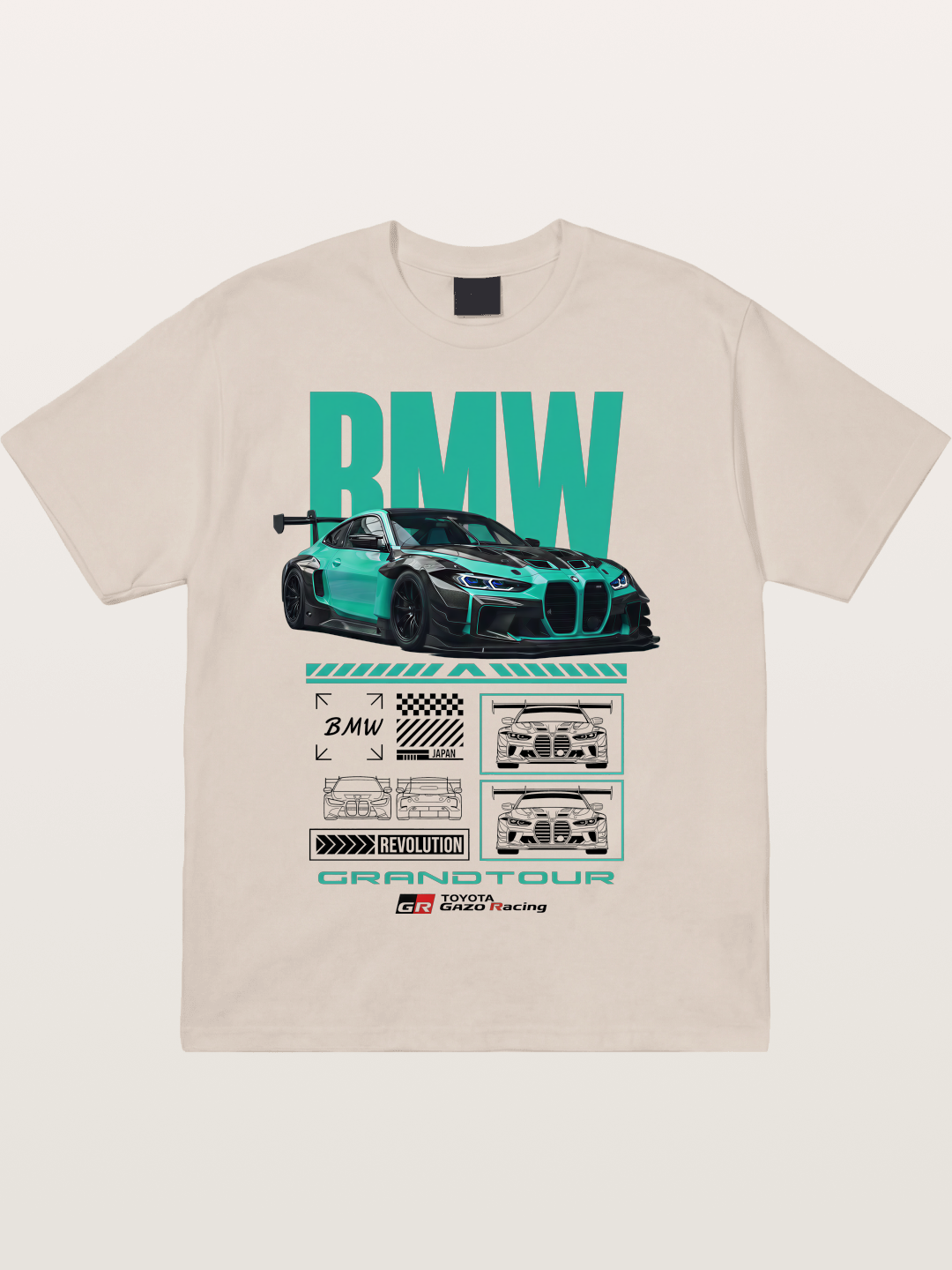BMW M4 GT3 Technical Design Cotton T-shirt