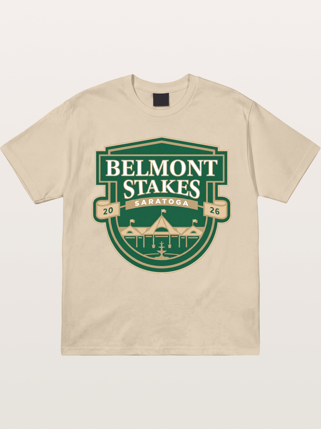 Belmont Stakes Shield Crest Gildan T-shirt