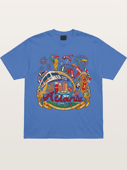 Atlanta 2026 World Cup Poster Gildan T-shirt
