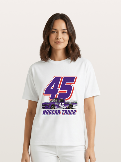Purple 45 Racer Gildan T-shirt