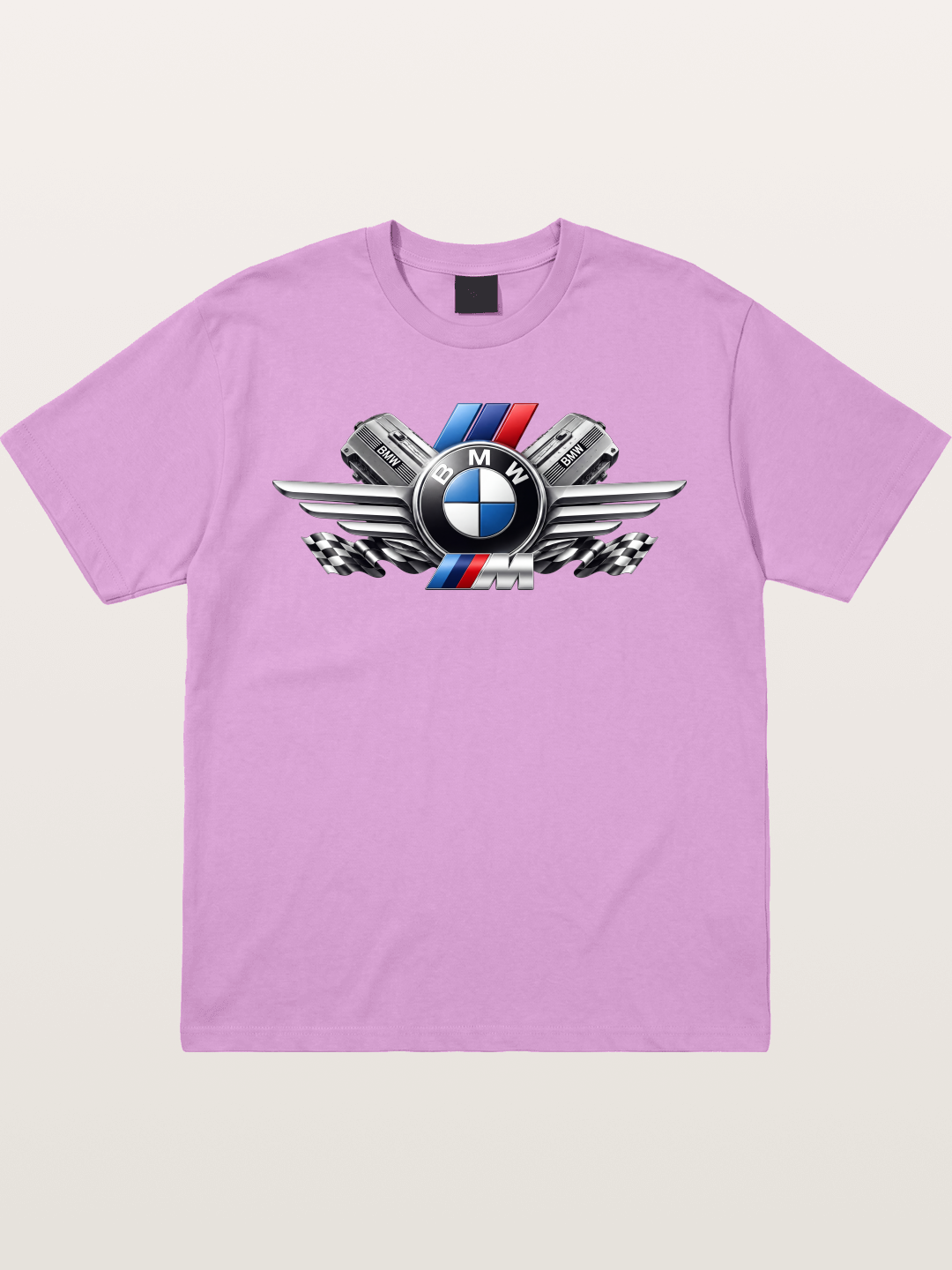 BMW Engine & Logo Wing Design Gildan T-shirt