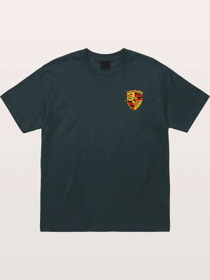 Porsche Splash Crest Design Gildan T-shirt