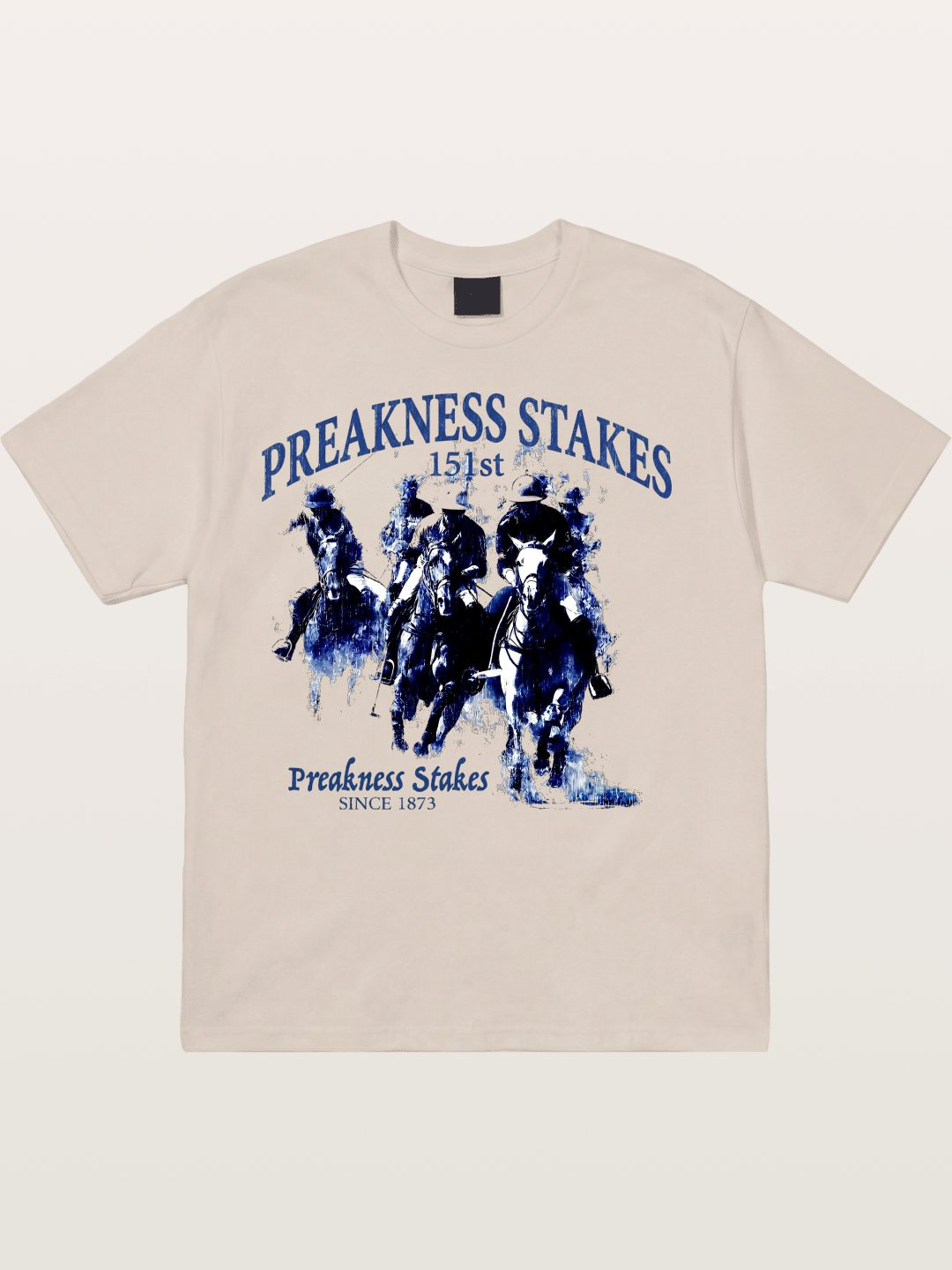 Preakness Stakes Watercolor Print Cotton T-shirt