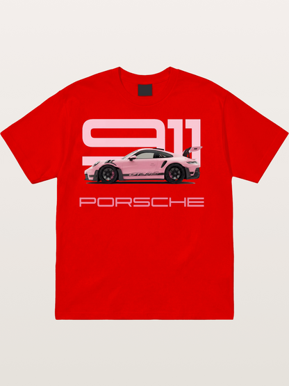 Pink 911 Cotton T-shirt