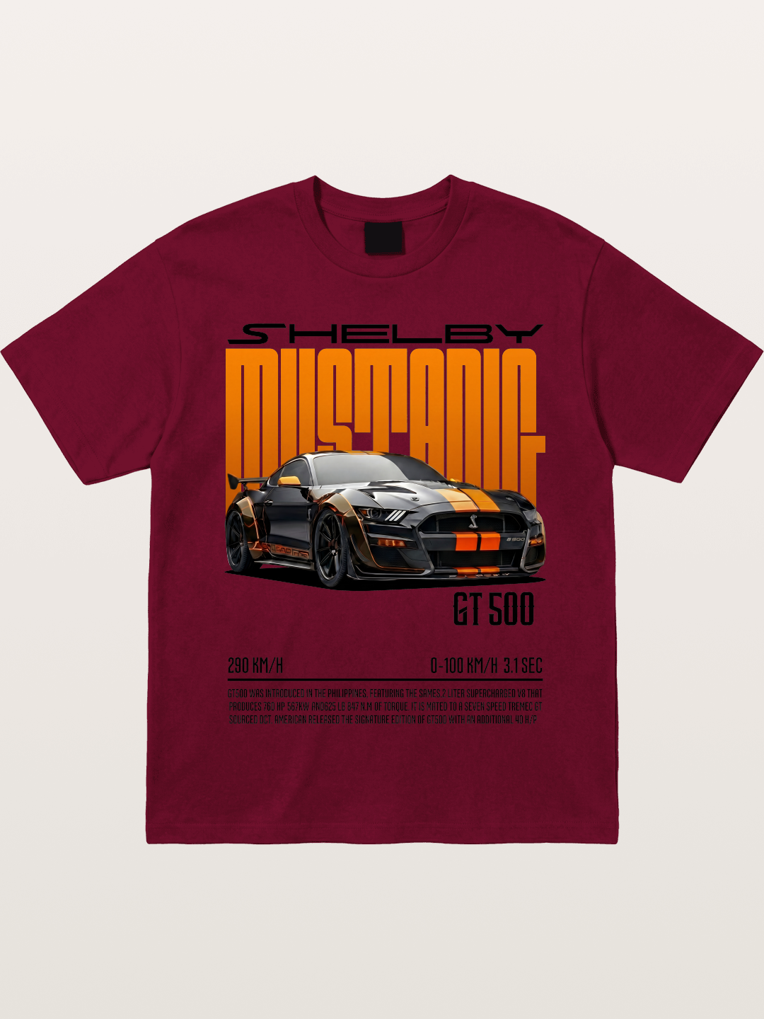 Shelby Mustang GT500 Art Gildan T-shirt