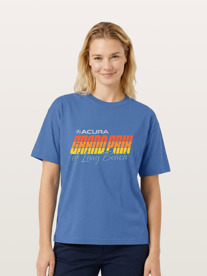 Sunset Grand Prix Typography Gildan T-shirt