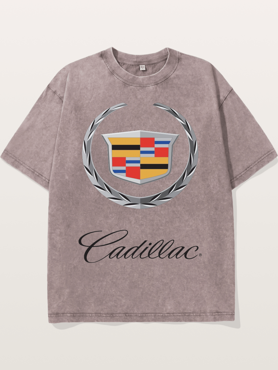 Cadillac Laurel Wreath Emblem Washed T-shirt