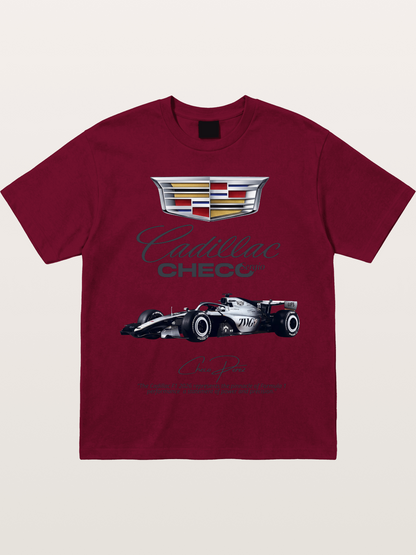 Checo Perez Cadillac F1 Print Gildan T-shirt