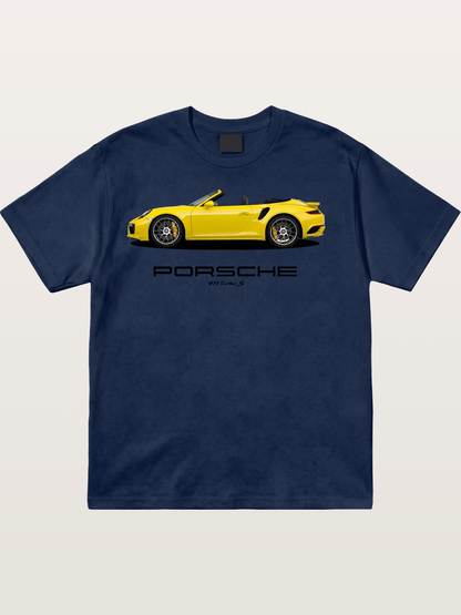 Yellow Flash Cotton T-shirt