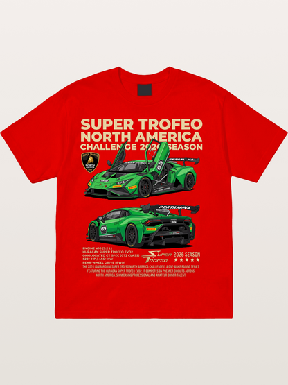 Lamborghini Huracan Super Trofeo Views Cotton T-shirt
