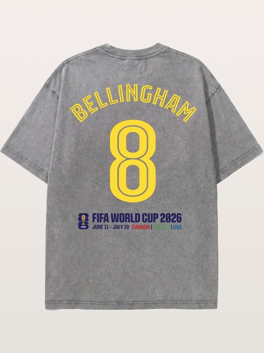 Bellingham 8 World Cup 2026 Washed T-shirt