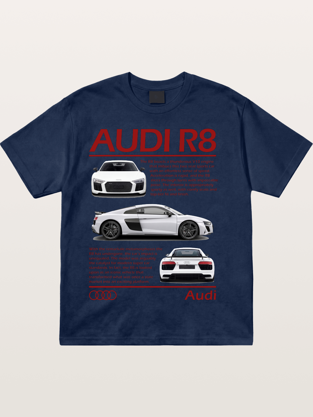 Audi R8 Multi Angle Showcase Cotton T-shirt