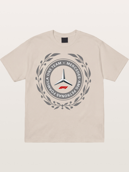 Silver Arrows One Team Logo Cotton T-shirt