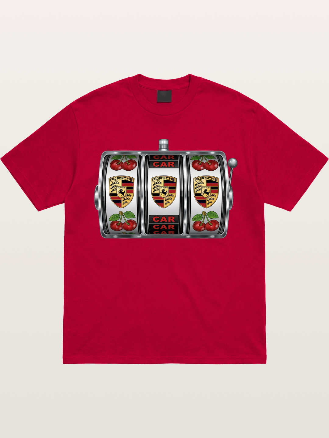 Porsche Slot Machine Art Print Gildan T-shirt