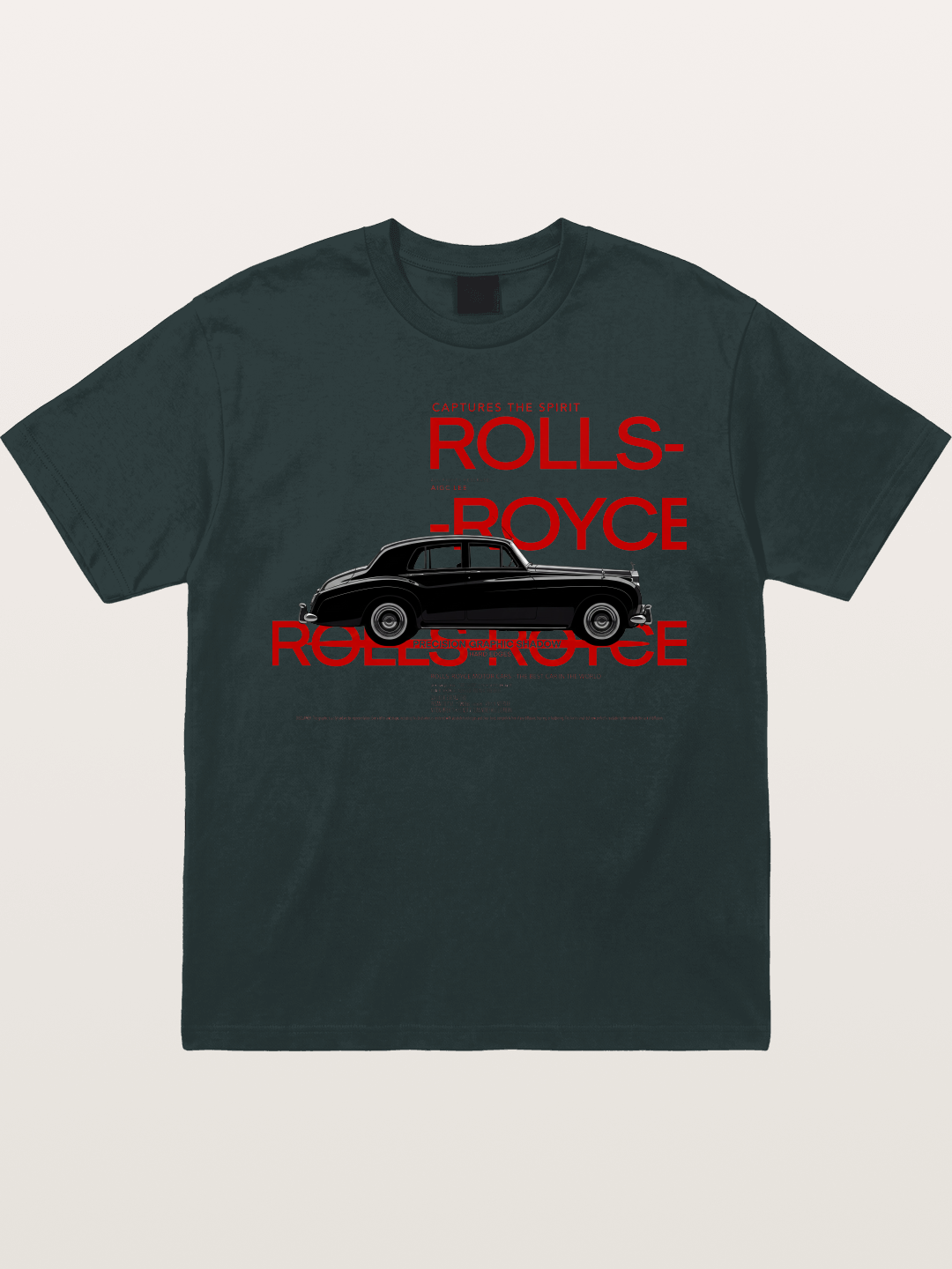 Vintage Rolls Royce Poster Art Gildan T-shirt