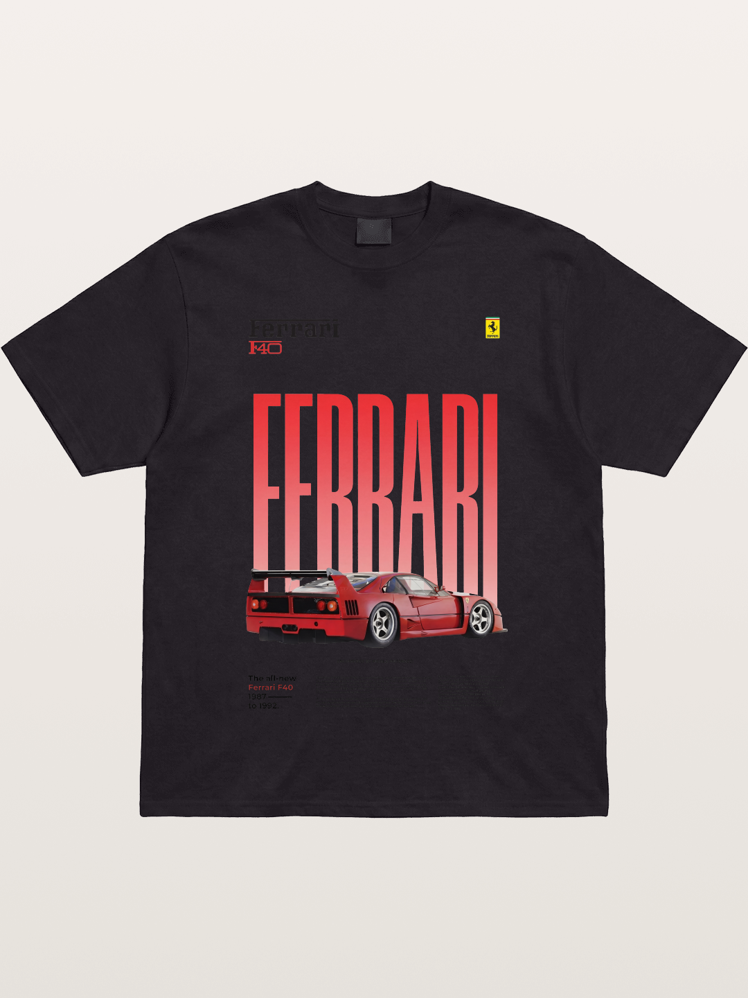 Gradient Red Gildan T-shirt