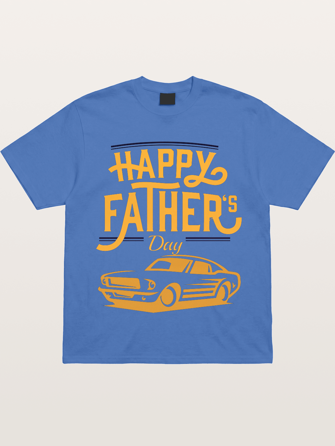 Father's Day Muscle Car Art Gildan T-shirt