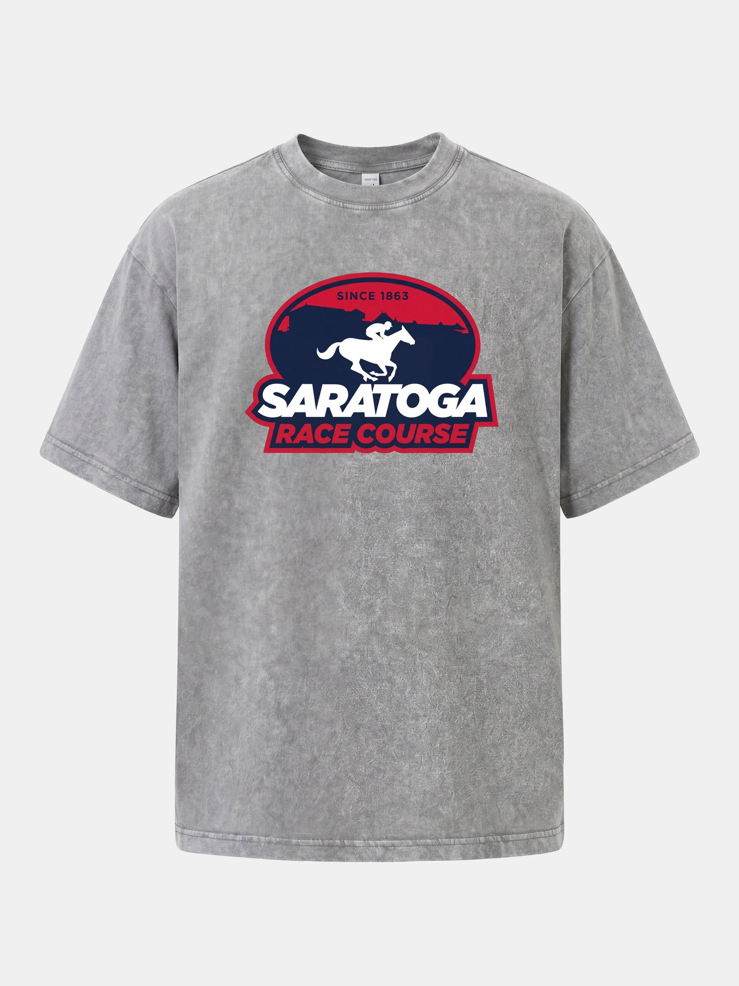 Saratoga Race Course Shield Crest Washed T-shirt