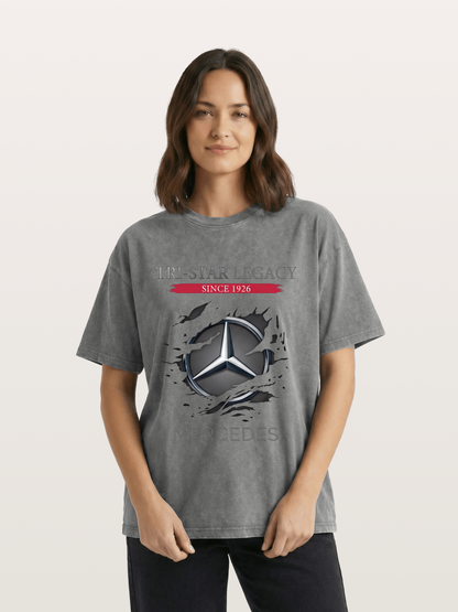 Mercedes 1926 Tear Logo Washed T-shirt