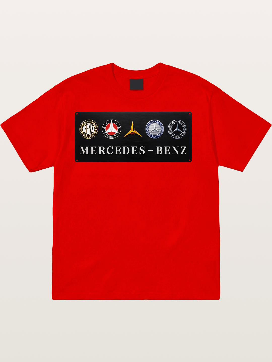 Mercedes-Benz Multi-Logo Plate Cotton T-shirt