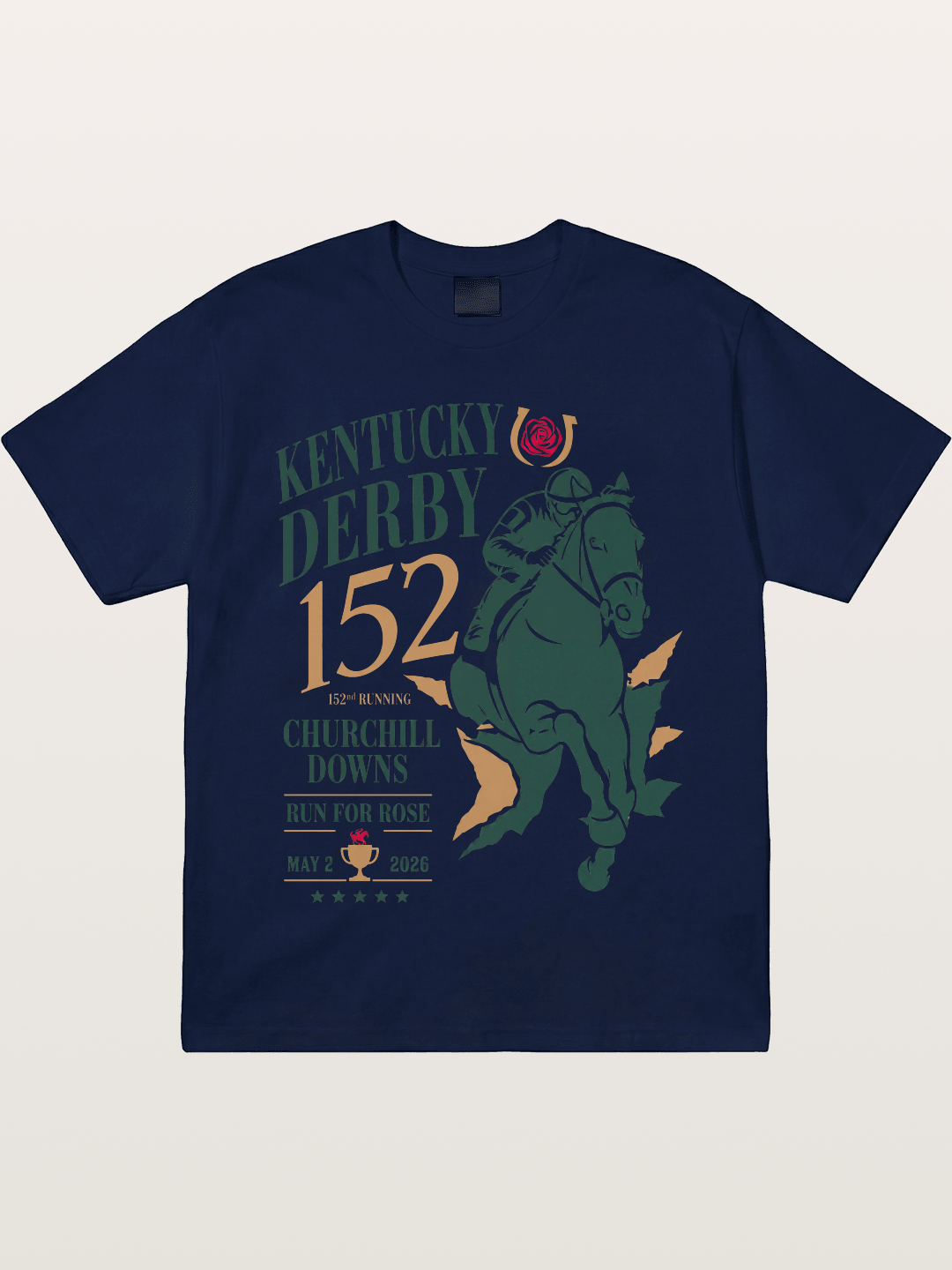 Churchill Downs Derby Silhouette Art Gildan T-shirt