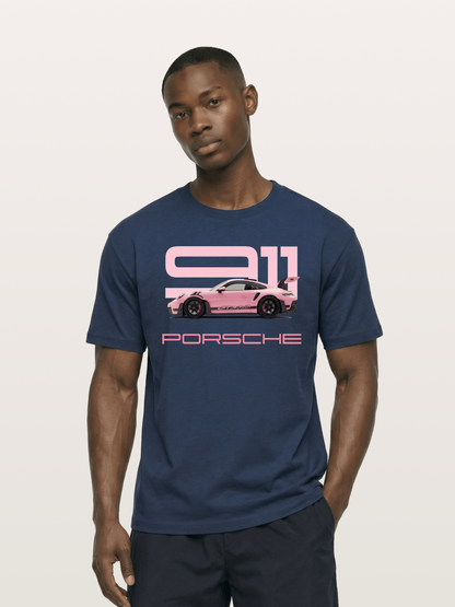 Pink 911 Cotton T-shirt