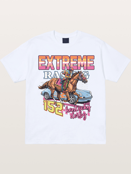 Derby Horse & Porsche Retro Gildan T-shirt