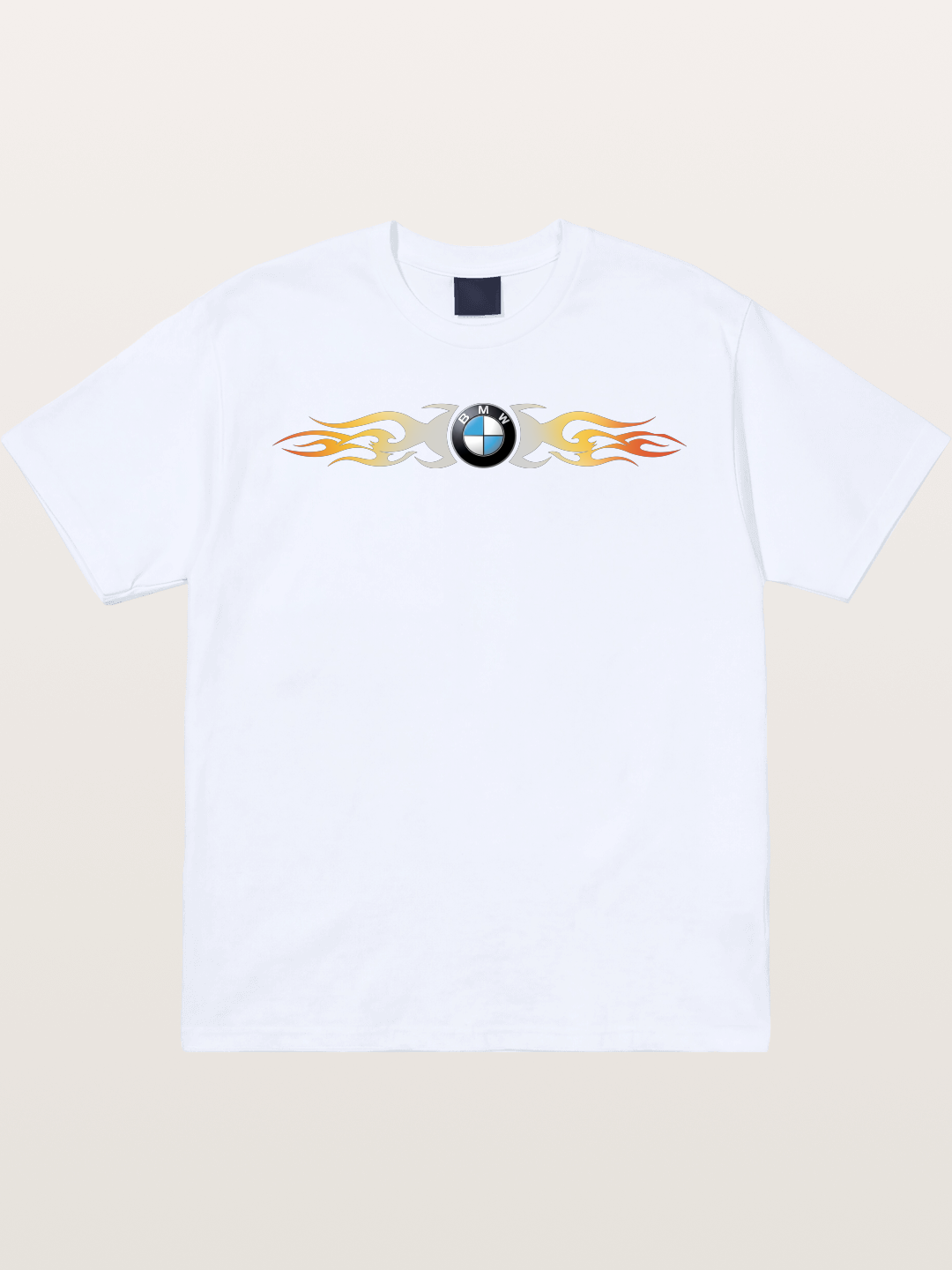 BMW Roundel Flame Stripe Gildan T-shirt