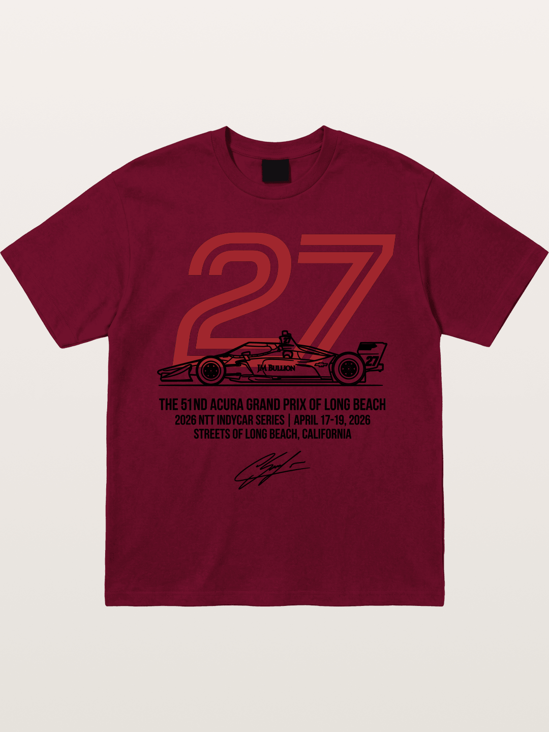 Kirkwood #27 IndyCar Legend Gildan T-shirt