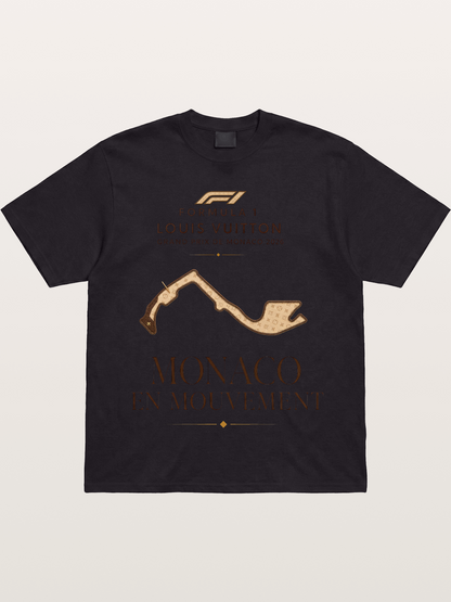 LV Monaco Track Pattern Art Gildan T-shirt