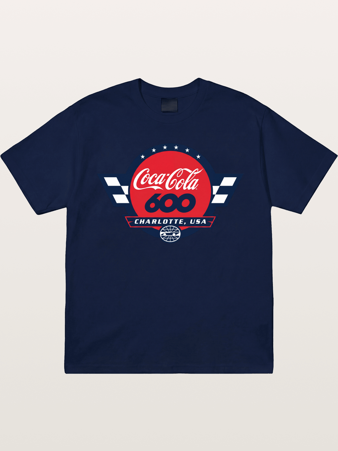 Coca-Cola 600 Charlotte USA Race Emblem Gildan T-shirt