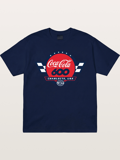 Coca-Cola 600 Charlotte USA Race Emblem Gildan T-shirt