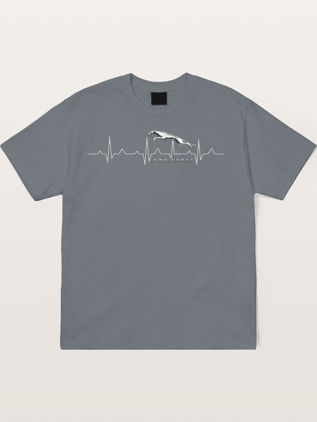 Jaguar Heartbeat Silhouette Cotton T-shirt